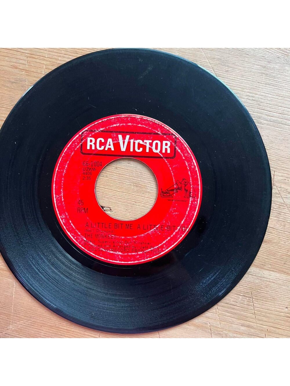 The Monkees-A Little bit me a Little You/The Girl I knew Something 45rpm VG+ R89